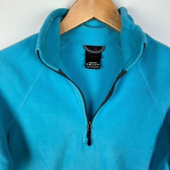 Narragansett Traders Fleece Half Zip Pullover Sweater Blue women’s size M - Picture 3 of 14